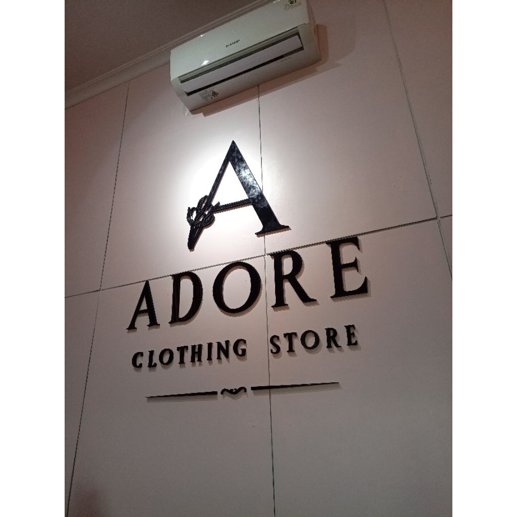 HURUF TIMBUL AKRILIK | CUSTOM LOGO TOKO | NAMA AKRILIK | AKRILIK MURAH