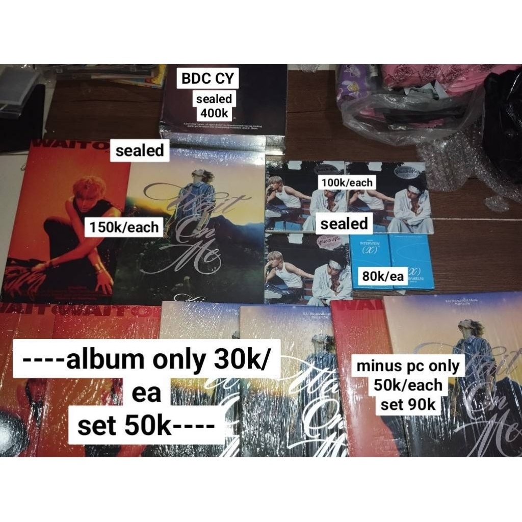 ALBUM KAI WAIT ON ME UNSEALED/ALBUM ONLY