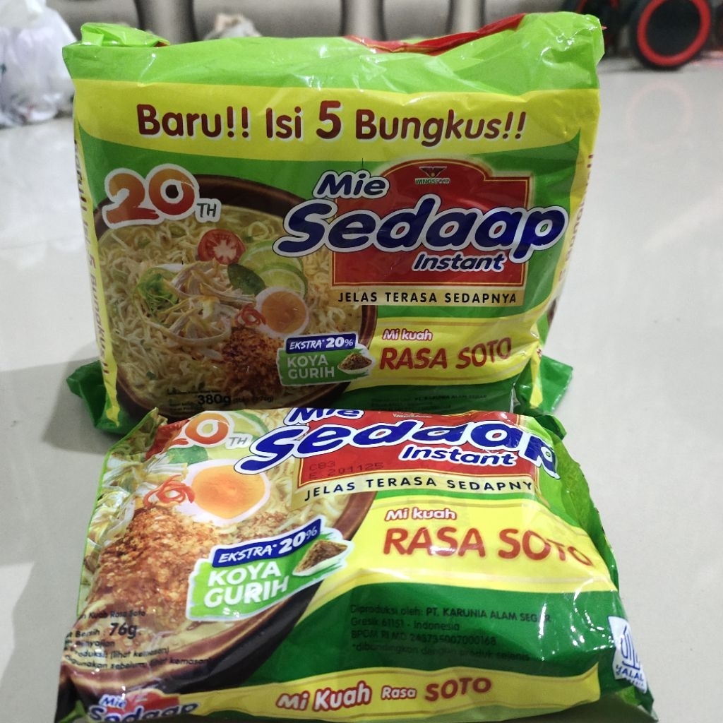 

Mie Sedaap Soto 3 PCs HANYA 8RIBU