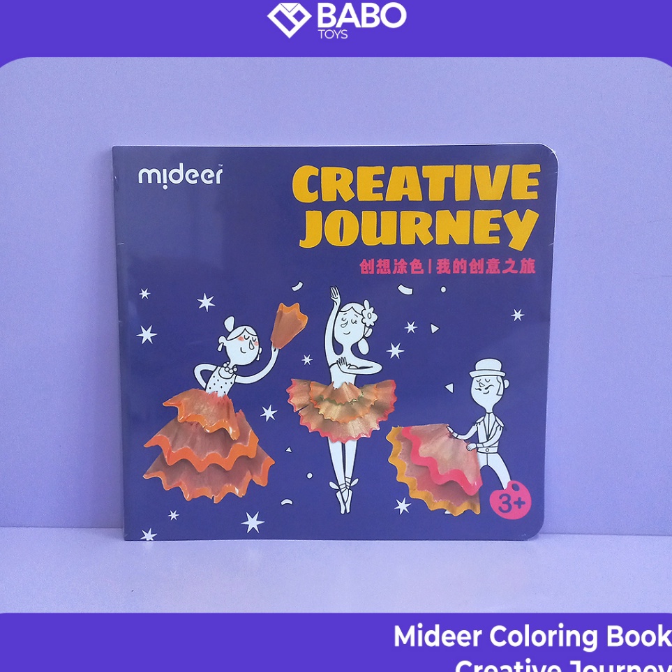 

KODE T78E Mideer MD4215 First Coloring Book Mainan Edukasi Anak Buku Aktivitas Mewarnai Buku Gambar Anak