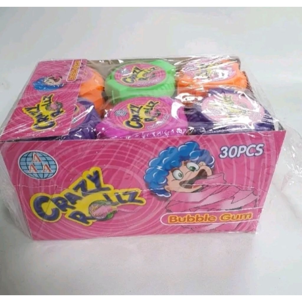 

Permen Karet CrazyRollz 1 Pak Isi 30 Pcs