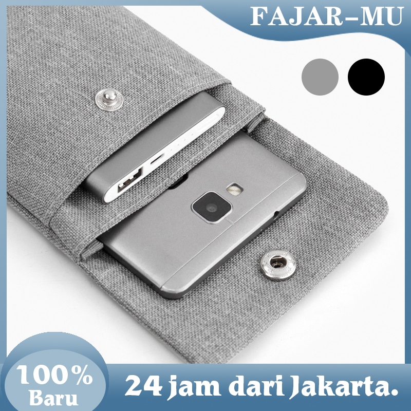 Wanita Dan Pria Dompet Tas Powerbank Dan Handphone Gadget Organizer