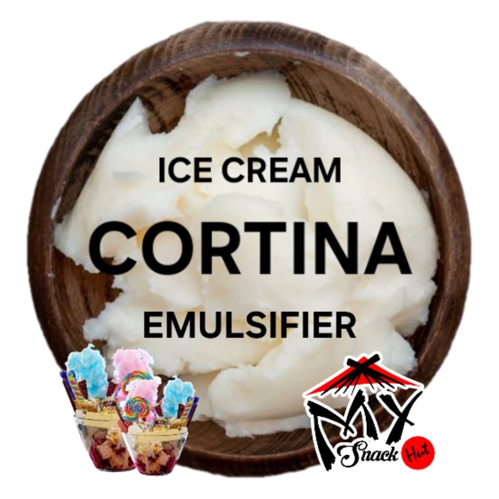 

CORTINA 1KG ICE CREAM EMULSIFIER SUNDAE PELEMBUT PENGHALUS PENGEMBANG GELATO SUSU MILK LEMAK HALAL