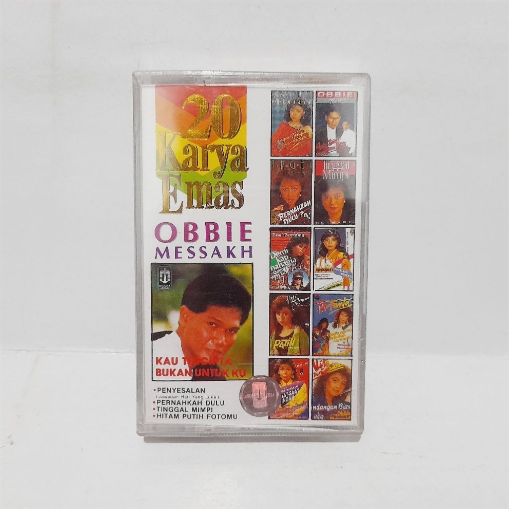 Kaset 20 Karya Emas Obbie Messakh Vol. 2 - Kau Tercipta Bukan Untuk ku (OPEN SEGEL)