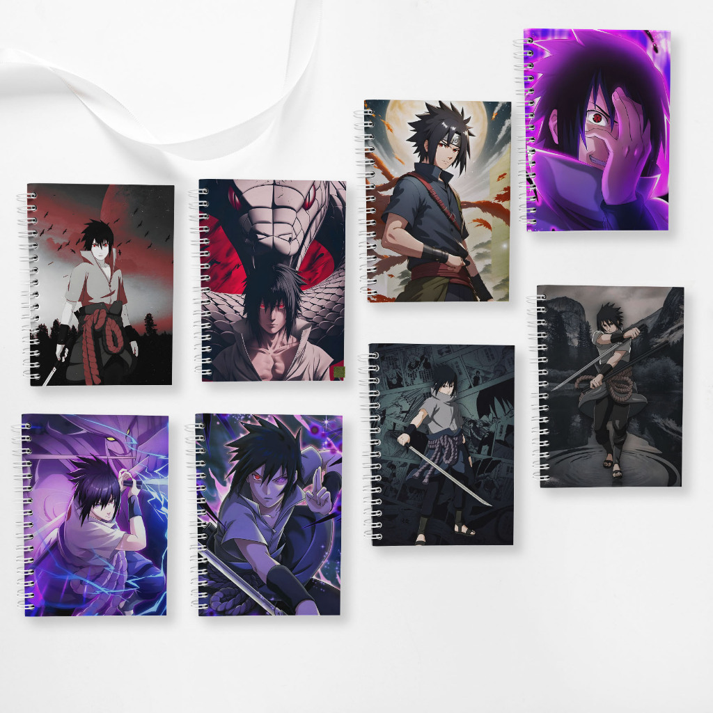 

Note Book Spiral Large (10 cm X 14 cm) Edisi Sasuke / Notebook A6 Custom / Seminar Kit Surabaya