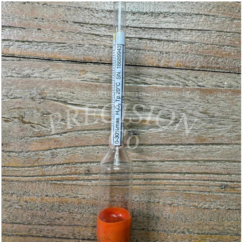 Special hydrometer for hydrogen peroxide 0-30%. LS 3311221