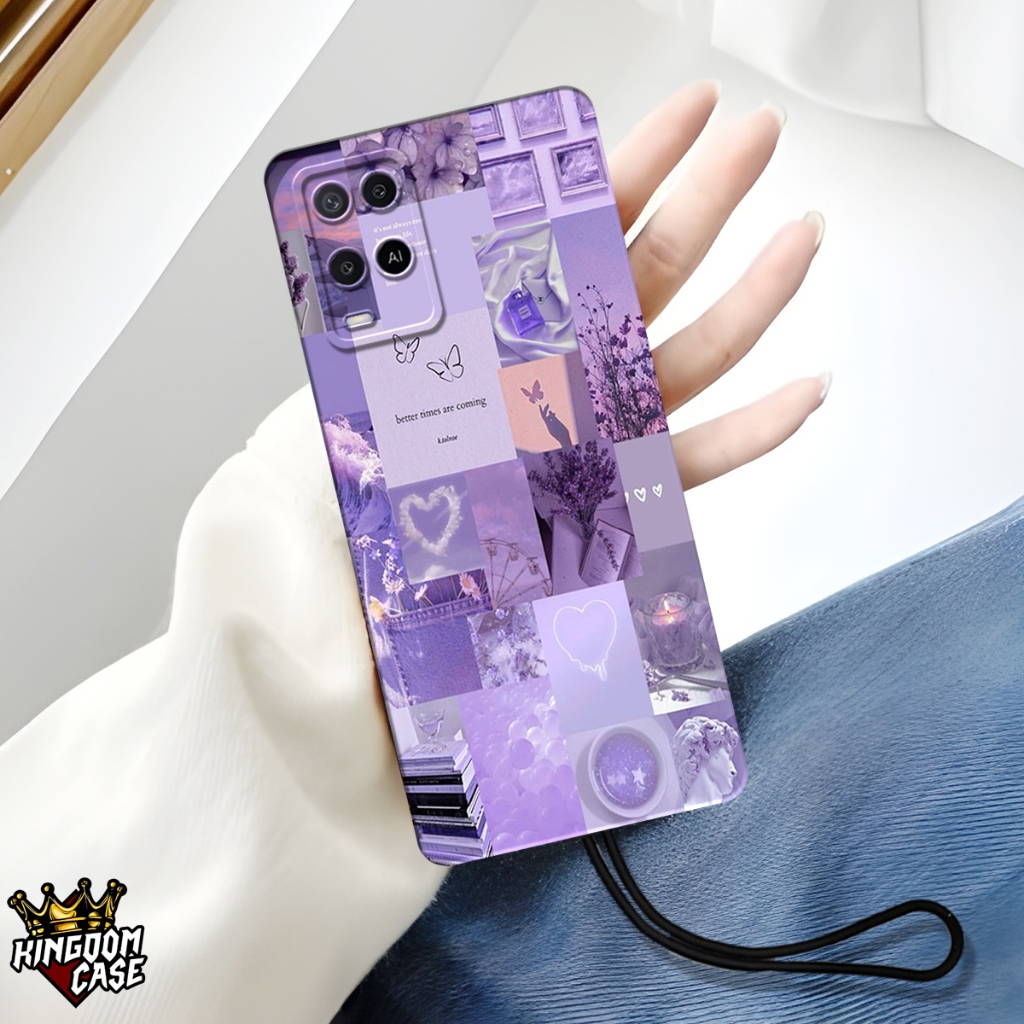 Case OPPO A54 Free Strap Case Terbaru 2025 | Case Keren - Softcase Pelindung Hp OPPO A54 - Kesing le