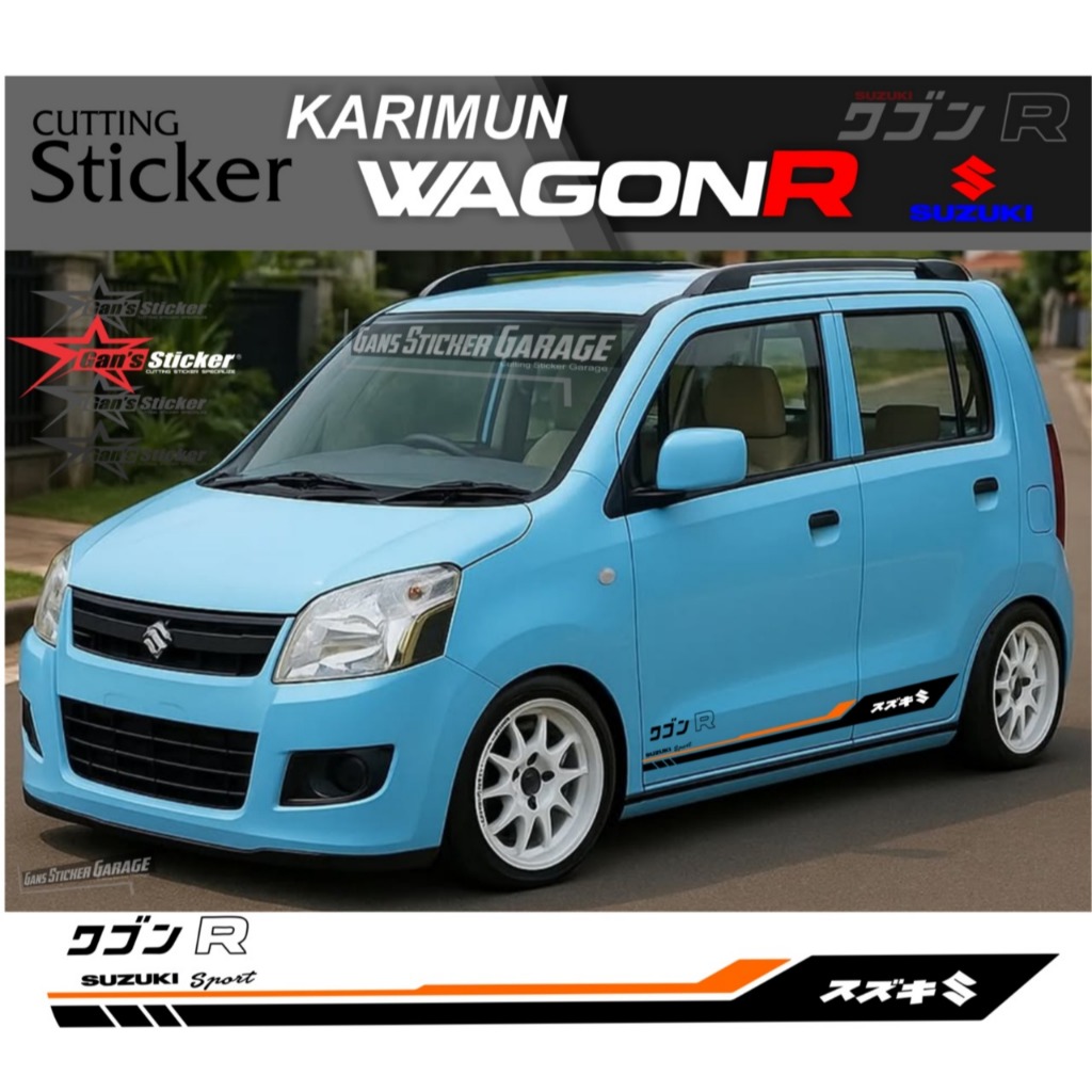 Sticker Karimun WagonR Variasi Sticker Pintu Karimun WagonR