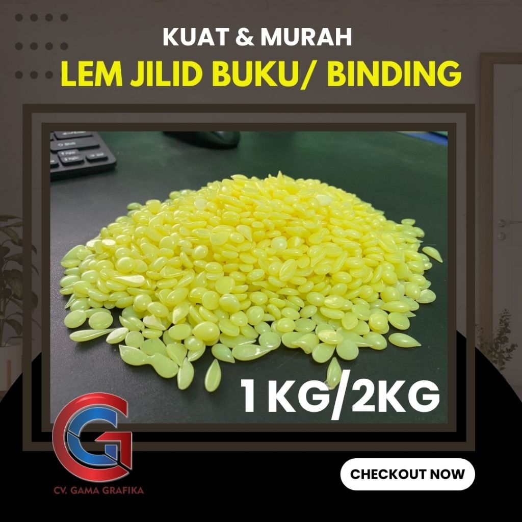 

Biji Lem Jilid Buku Lem Panas Kuat Murah Mesin Binding/Hot Melt