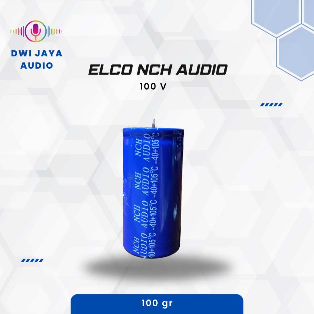 Elco NCH Audio 100 V -40+105C | Elko NCH Audio 100 Volt
