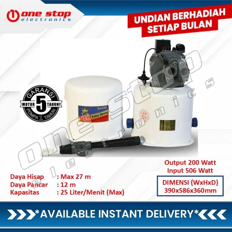 SANYO PDH-200B Pompa Air Sumur Dalam 200 Watt