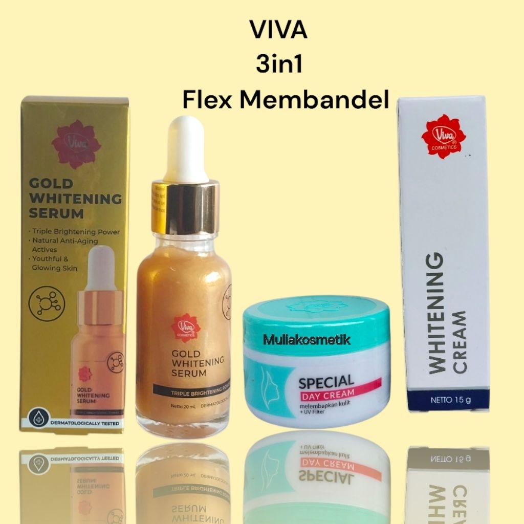 Viva Skincare Perawatan Wajah Anti Flek Hitam (Day+Whitening+Serum)