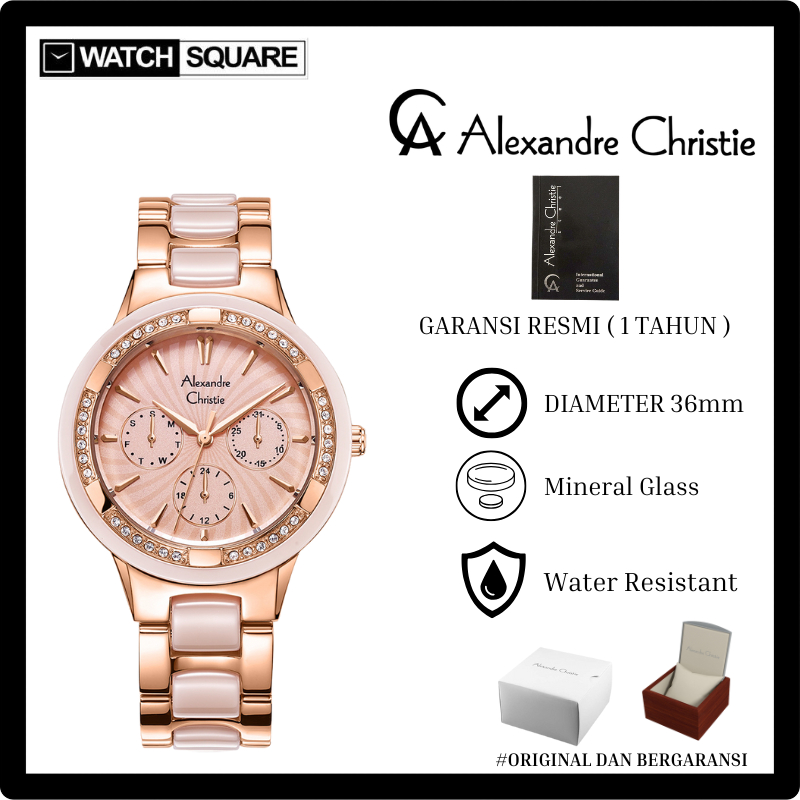 Jam tangan wanita Alexandre Christie AC 2299