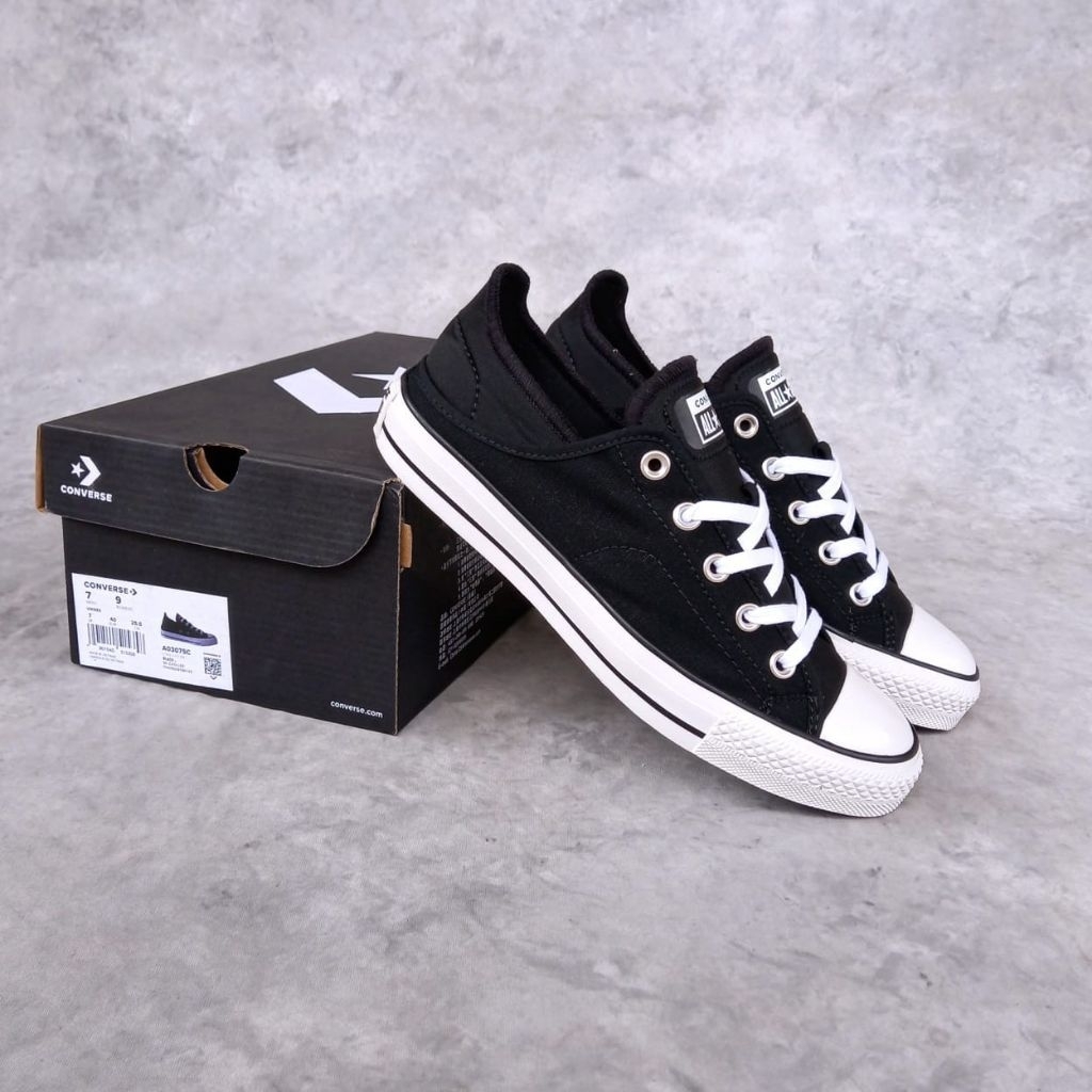 Converse Chuck Taylor All Star Crush Heel Ox Black White