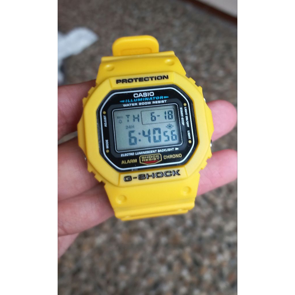 Casio G-Shock DW-5600V Second/Bekas/Preloved