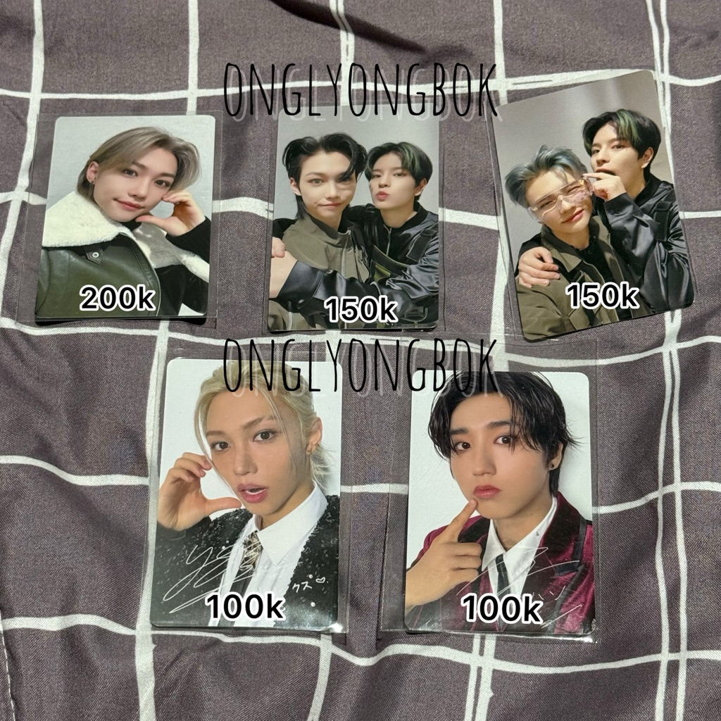 STRAY KIDS JAPAN THE SOUND POP UP PHOTOCARD