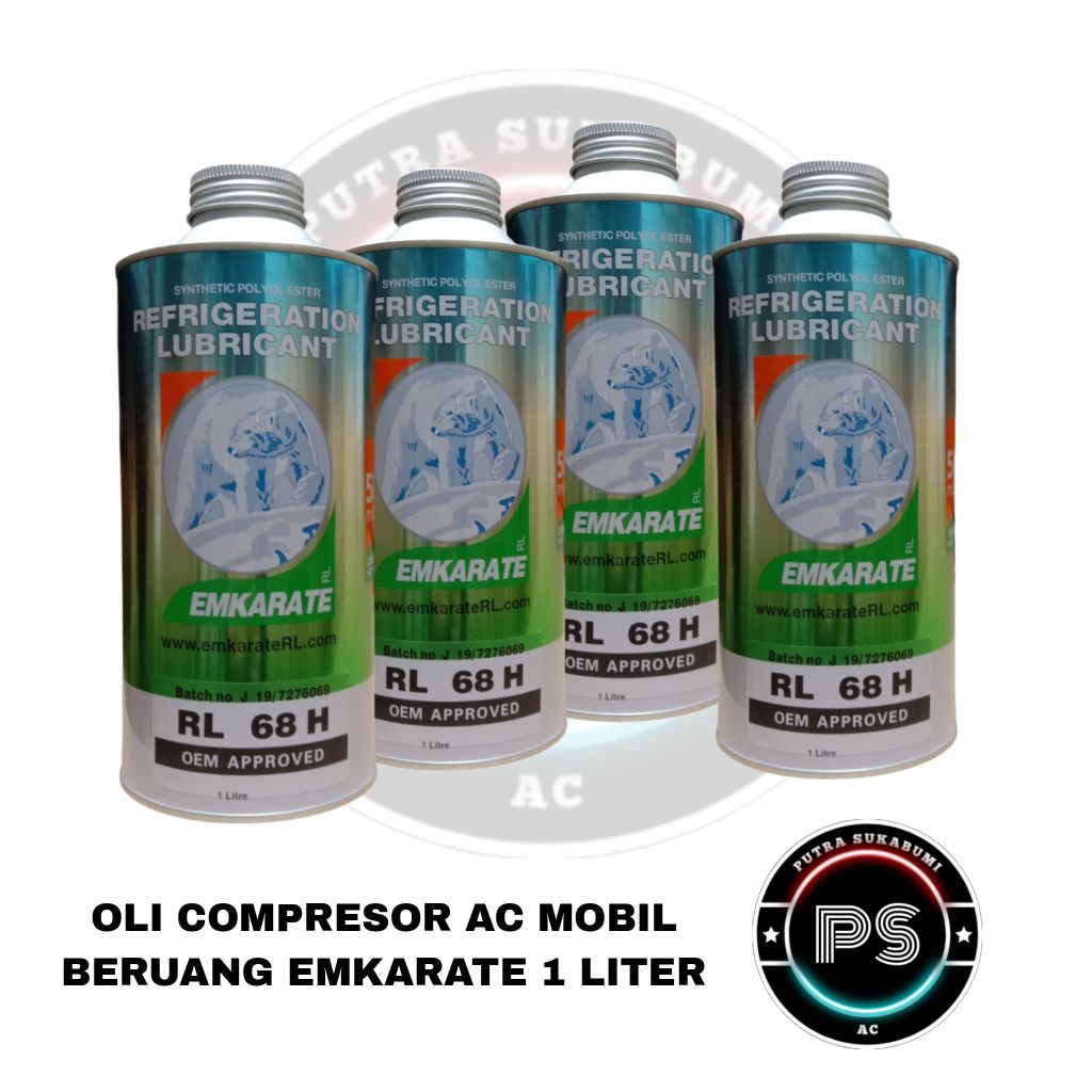 OLI BERUANG EMKARATE OLI COMPRESOR AC MOBIL 1 LITER