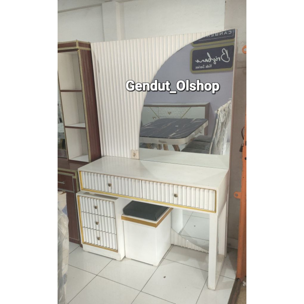 (Khusus Wilayah Kota Palembang) Meja Rias Plywood, Lemari Rias Plywood, Meja Rias Cantik, Meja Rias 