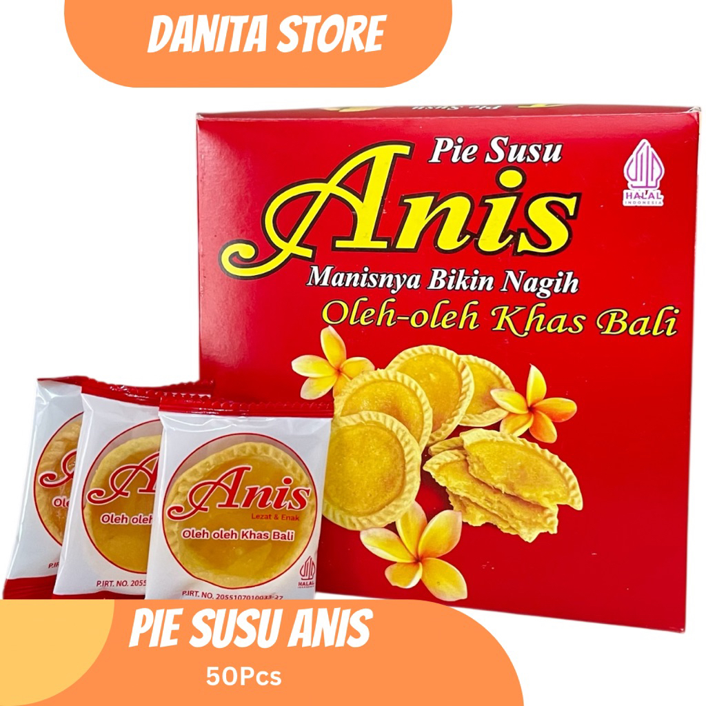 

(A1) PIE SUSU ANIS | 50PCS | OLEH-OLEH KHAS BALI