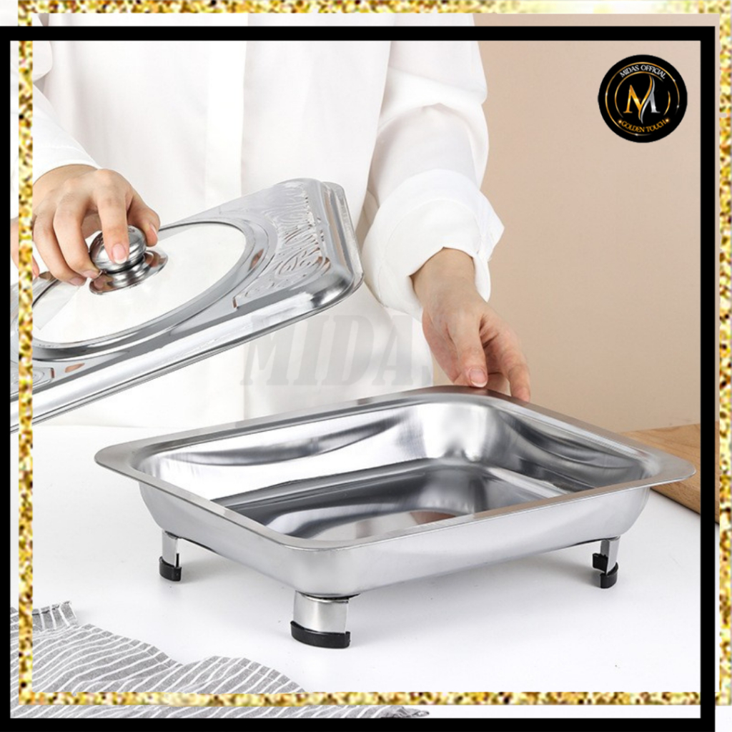 MIDAS KOTAK WADAH PRASMANAN STAINLESS PREMIUM BEST SELLER