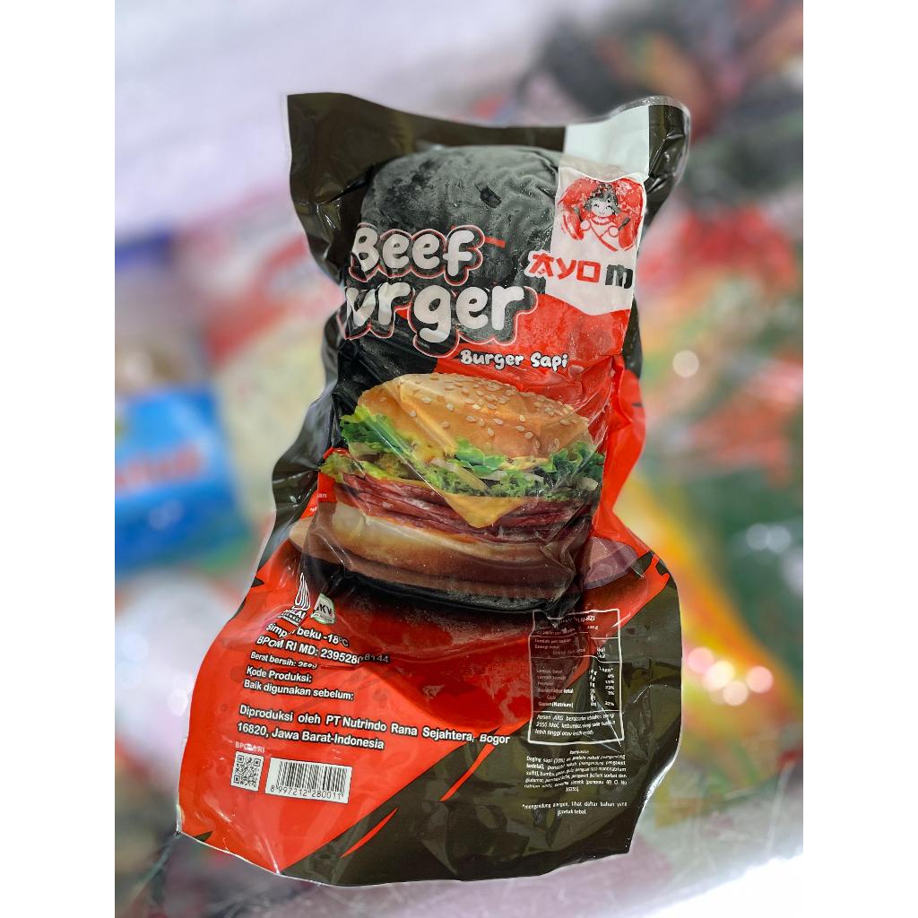 

Ayoma Beef Burger 250gr isi 10