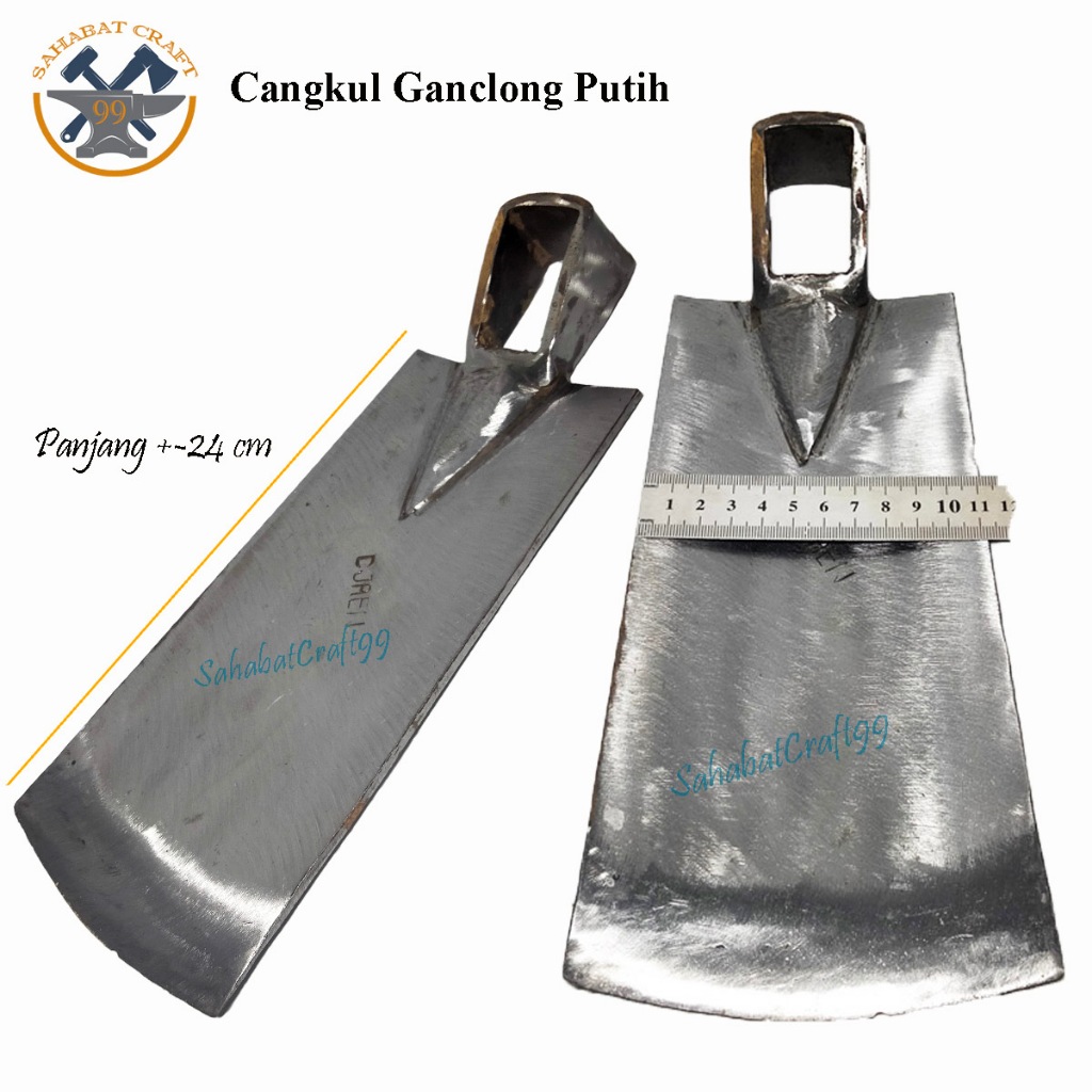 Cangkul Ganclong bahan baja tebal CANGKUL KEBUN BAJA SAMBUNG TAJAM GANCLONG SAWAH