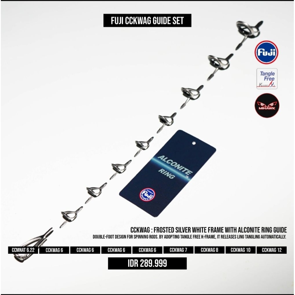 Ring Guide Fuji Alconite Set Spinning & Overhead