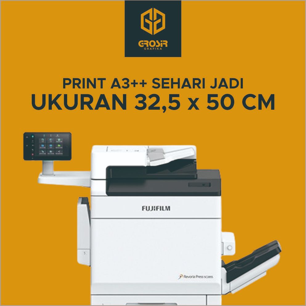 

CETAK A3++ SEHARI JADI / UKURAN 32,5 X 50 CM / POSTER - BROSUR - DOKUMEN
