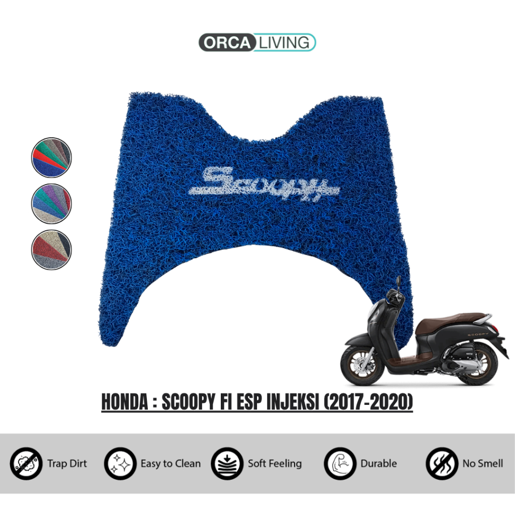 Karpet Mie Motor Honda SCOOPY FI ESP (2017-2020) / Karpet Pijakan Alas Kaki Motor Honda SCOOPY FI ES