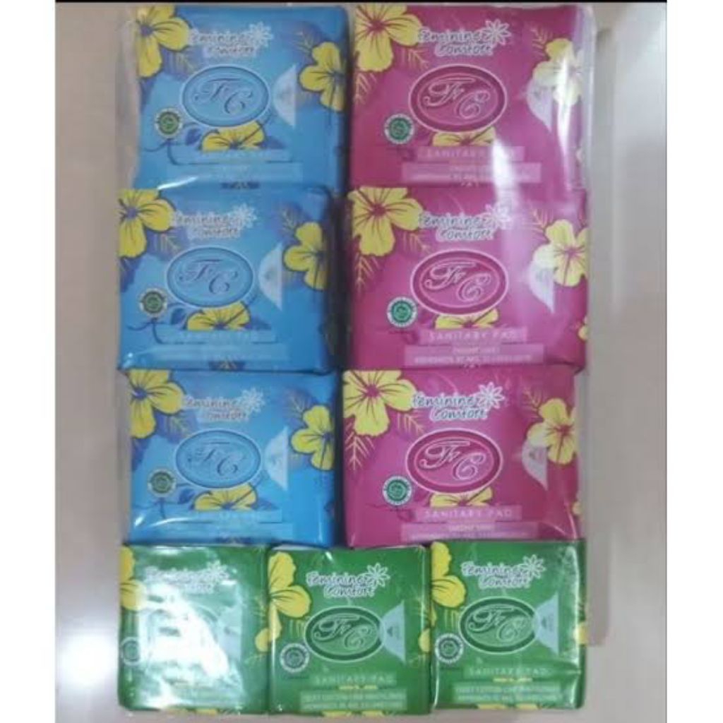 Avail Pantyliner Original Kombinasi || Pembalut Avail Hijau Biru Merah sanitary pad || Avail Pembalu