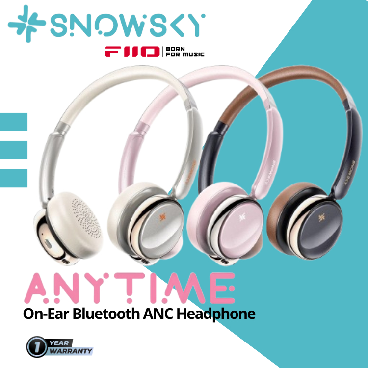 FiiO Snowsky ANYTIME On-Ear Bluetooth Wireless headphones / Headset with ANC