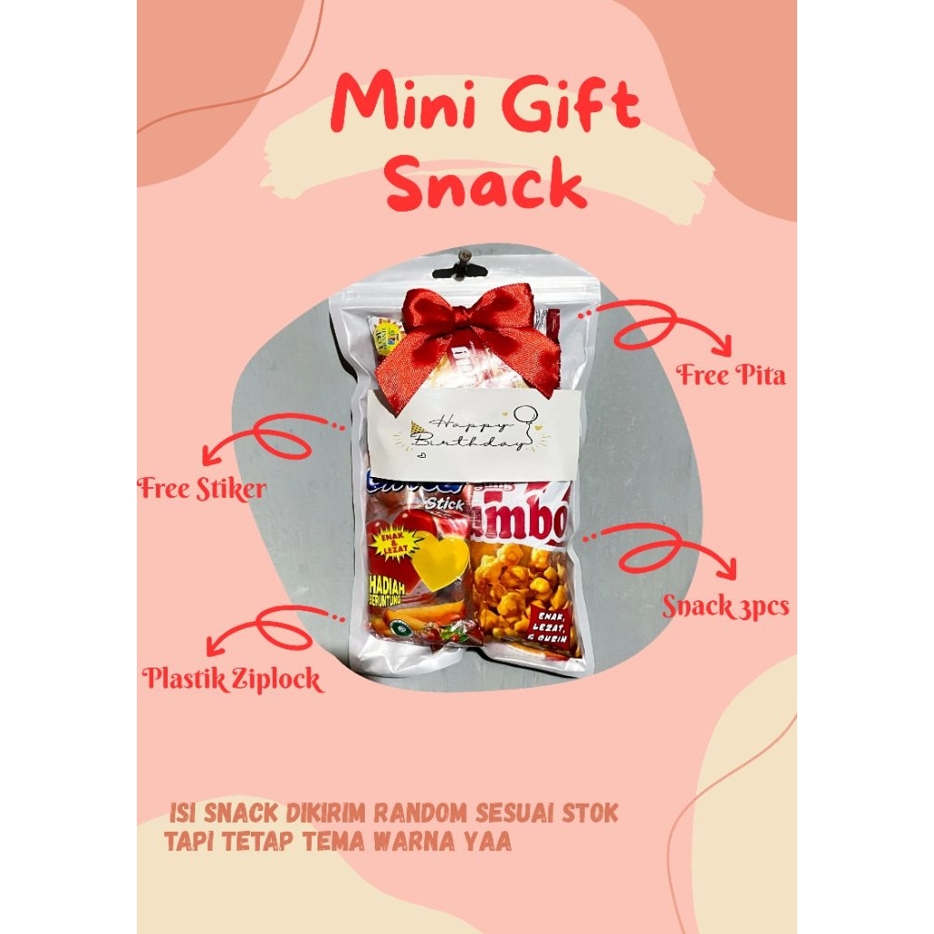 

Mini Gift Snack, Hampers Snack, Souvenir Pernikahan