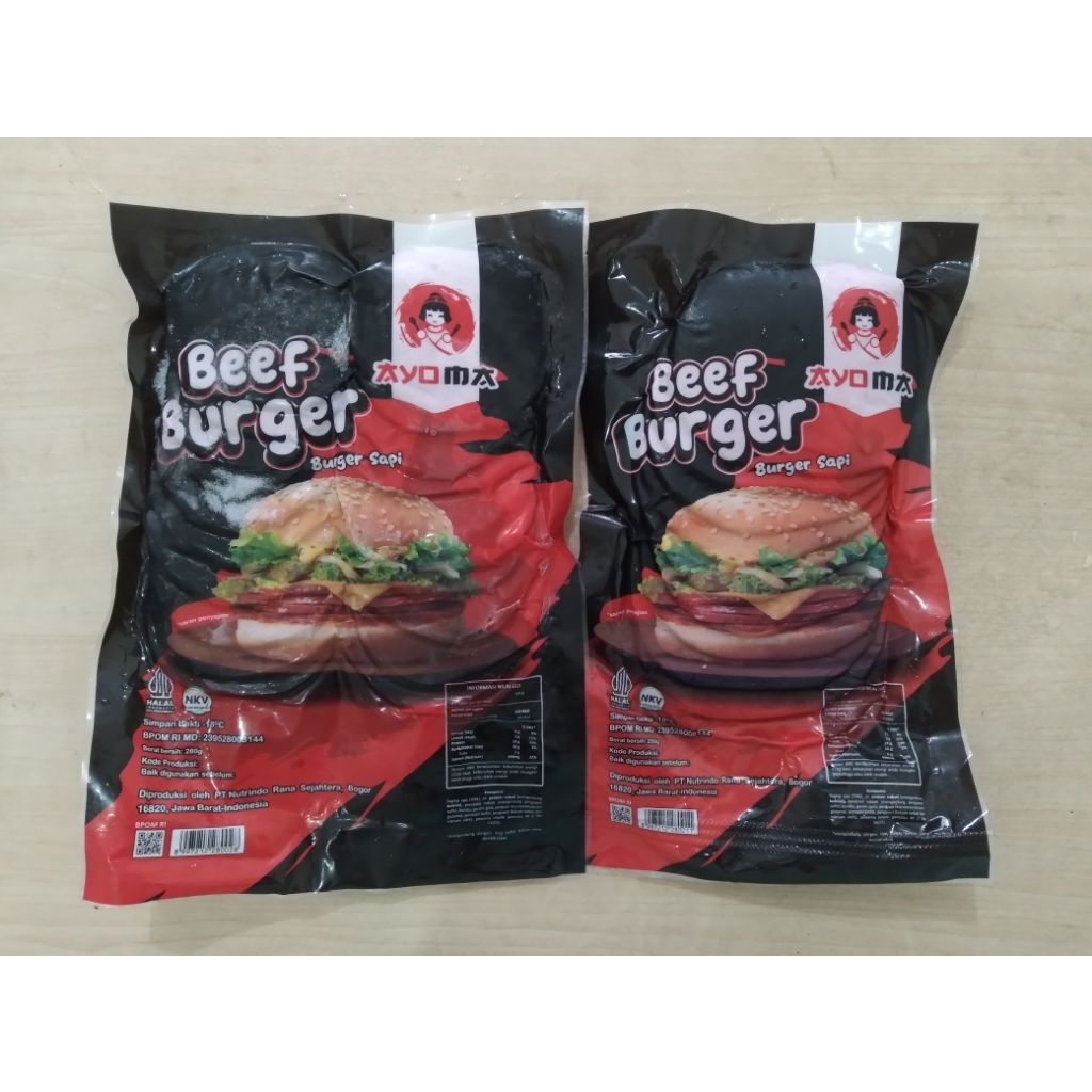 

Ayoma Beef Burger sapi