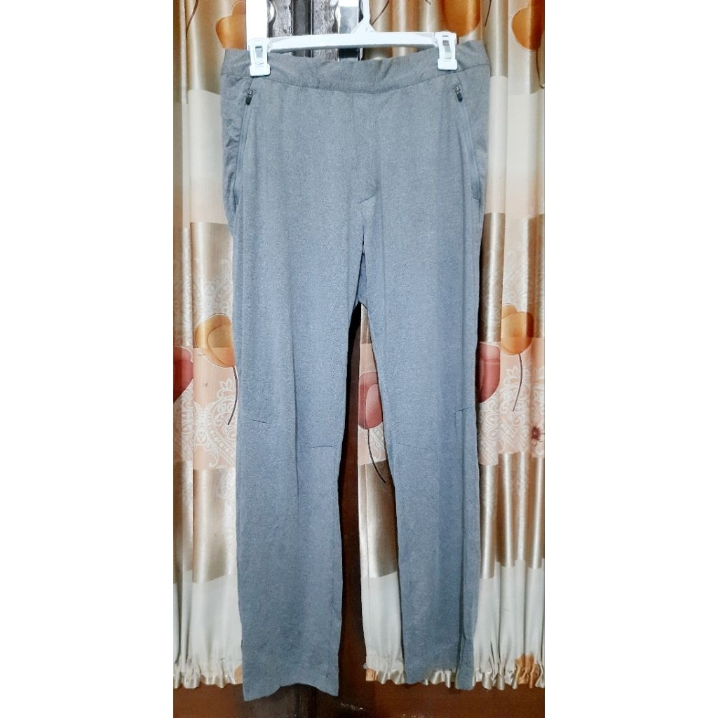 Celana Jogger Zipper Brand TNF Abu