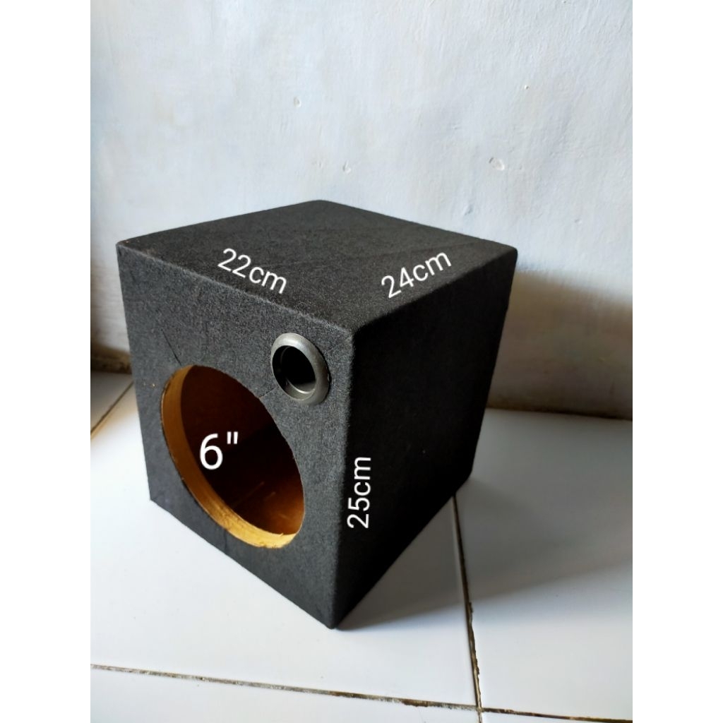 Box speaker subwoofer 6 inch karpet
