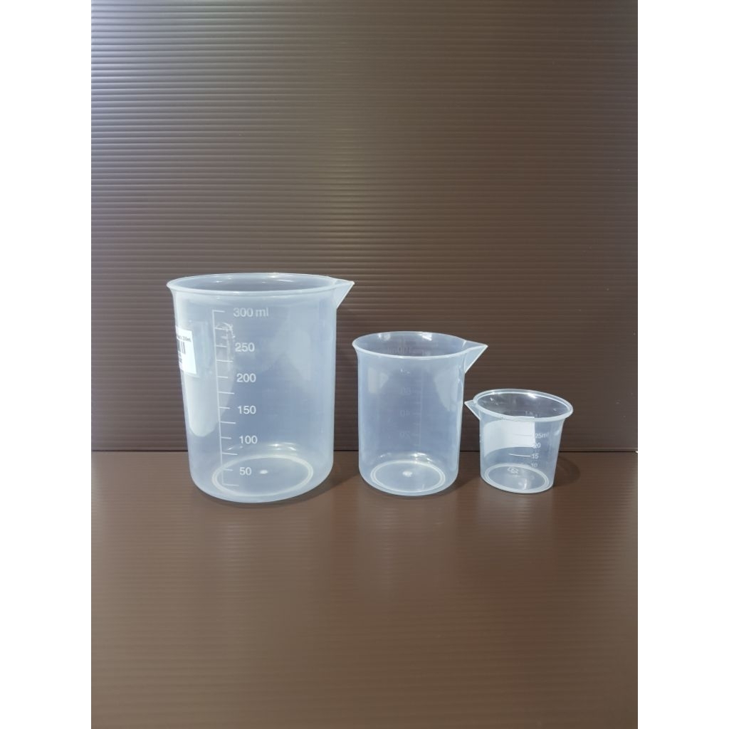 Measuring Cup Plastik 250 ml/100ml/25 ml