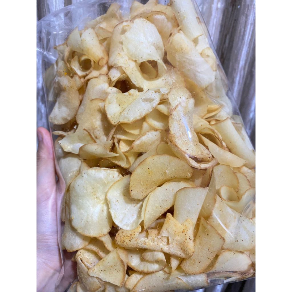 

KERIPIK UBI CABE RAWIT 500GR