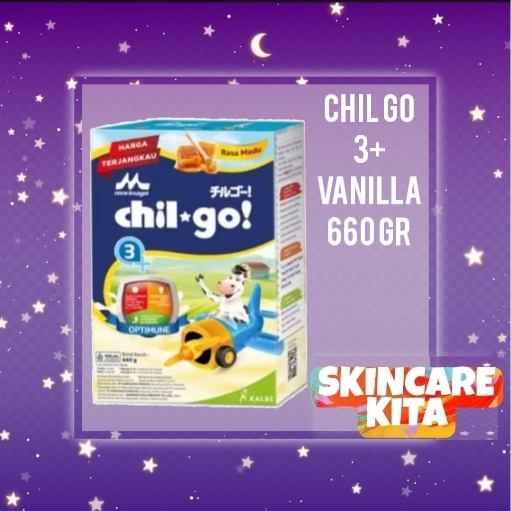 

Morinaga Chil Go 3+ Vanilla 660 gr Susu Pertumbuhan Anak 3-7 Tahun Chil Go Vanila Habiskan Stok