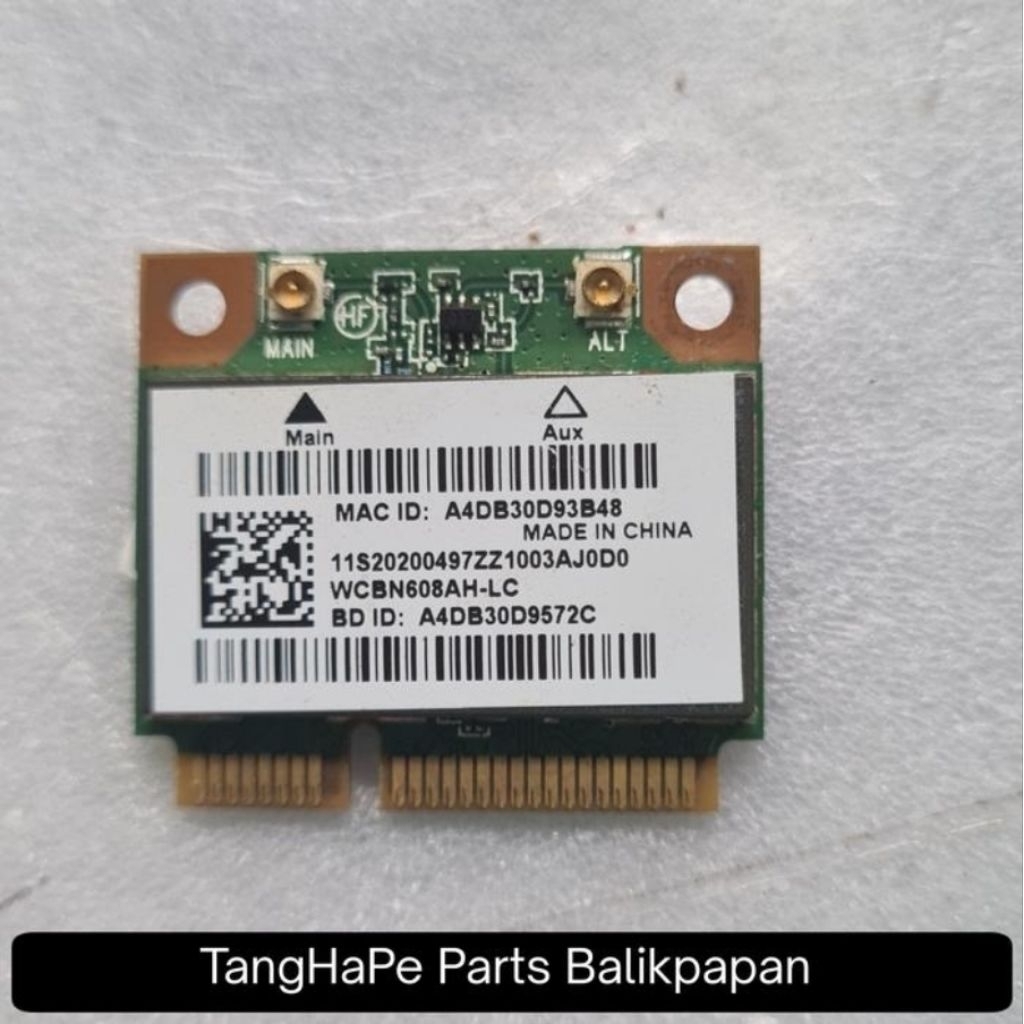 Wireless wifi card board model AR5B225 WCBN608AH-LC normal ori copotan laptop Lenovo Y410P