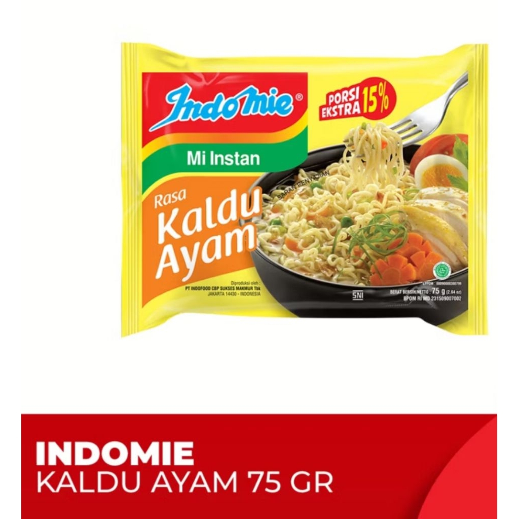 

Indomie rasa Kaldu ayam / Mie Instan kuah