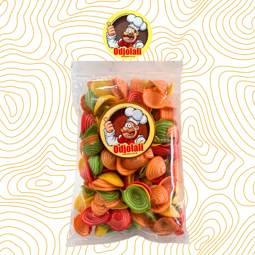 

Kuping Gajah Mini Rainbow Odjolali Snack