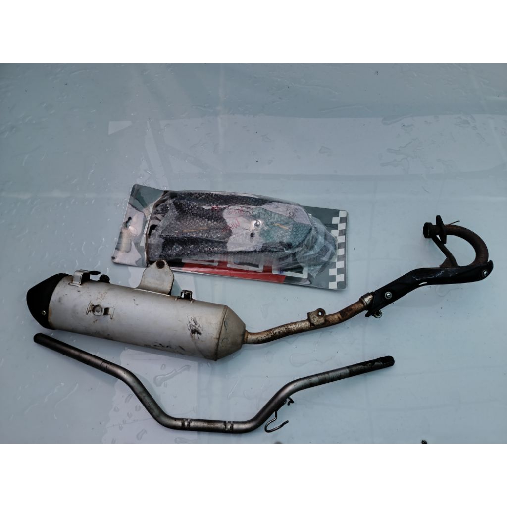Knalpot Stang stir spakbord belakang KLX BF Original