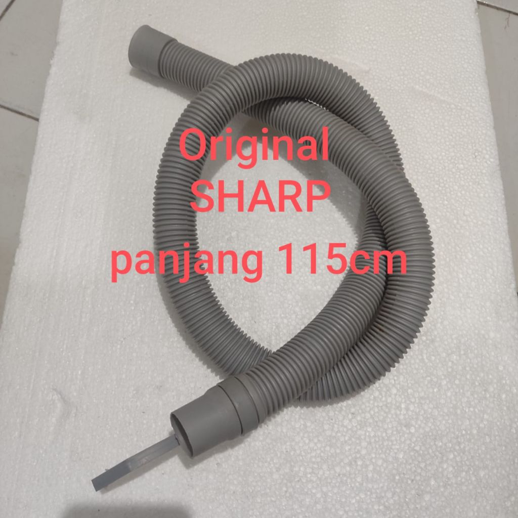 selang pembuangan mesin cuci sharp original