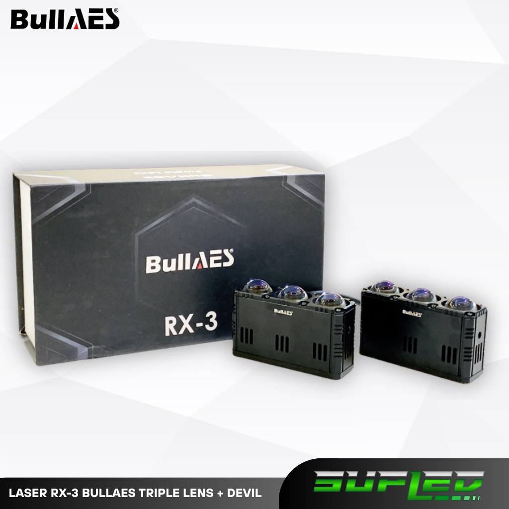 [AES] LAMPU TEMBAK LASER BULLAES RX-3 150 WATT DEVIL 3 MATA