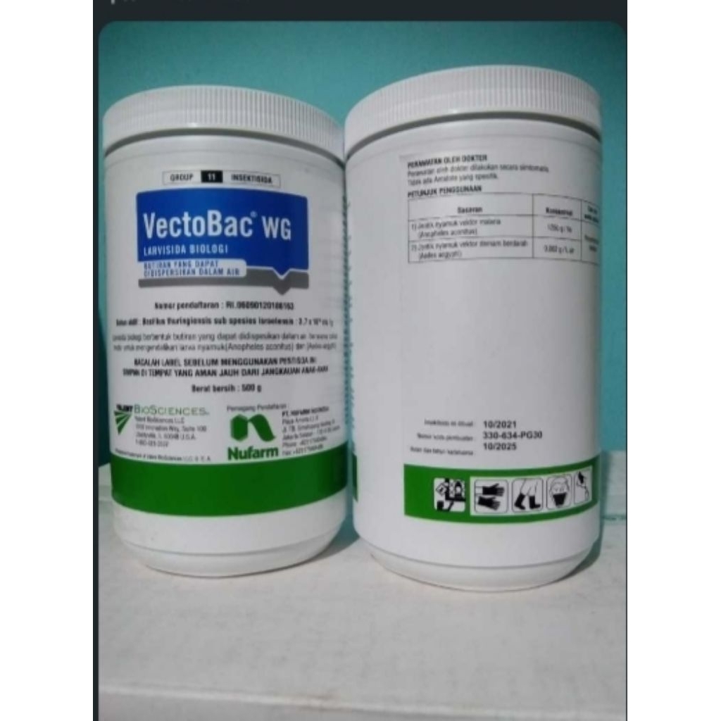 Vectobac WG larvasida Basmi jentik nyamuk DBD, Malaria, dan lain nya