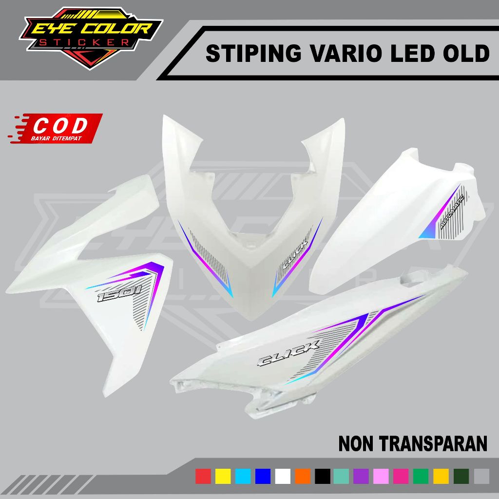 STRIPING VARIASI VARIO 150 LED OLD STICKER STRIPING VARIO MODEL SIMPLE KEREN