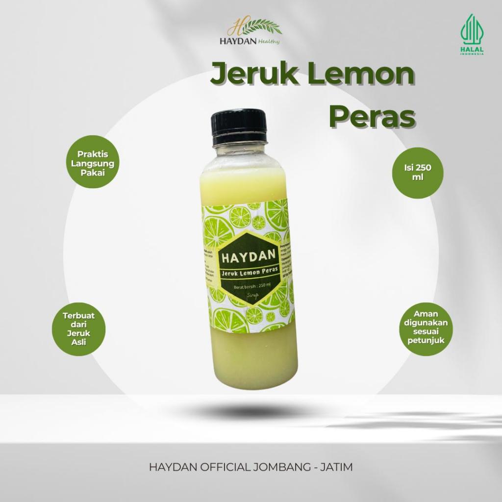 

Jeruk Lemon Peras Haydan 250ml