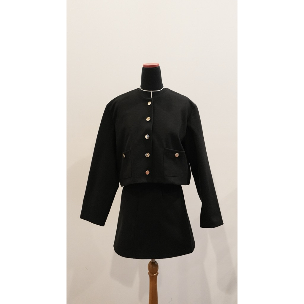 Gemme London Set Blazer dan Rok Wanita