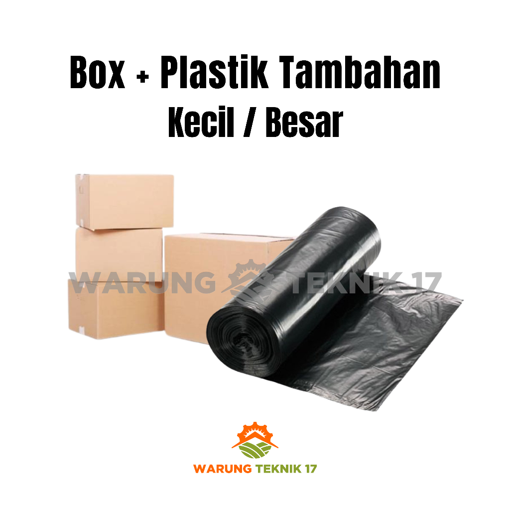 

[TAMBAHAN PACKAGING] Box + Plastik Tambahan Packaging (Extra Safety)