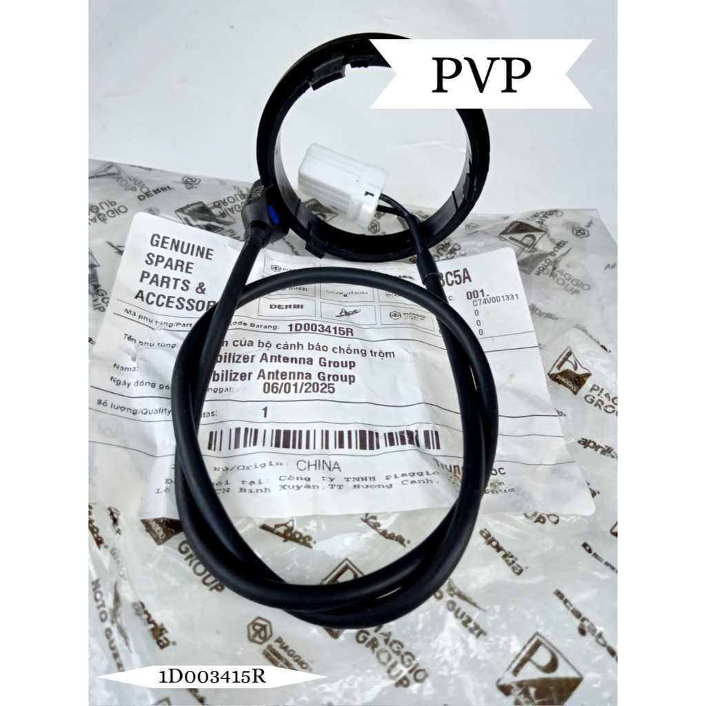Antena Imobilizer Vespa Sprint Primavera S LX LXV GTS 125 Liberty 2V Iget Original Piaggio ( 1D00341